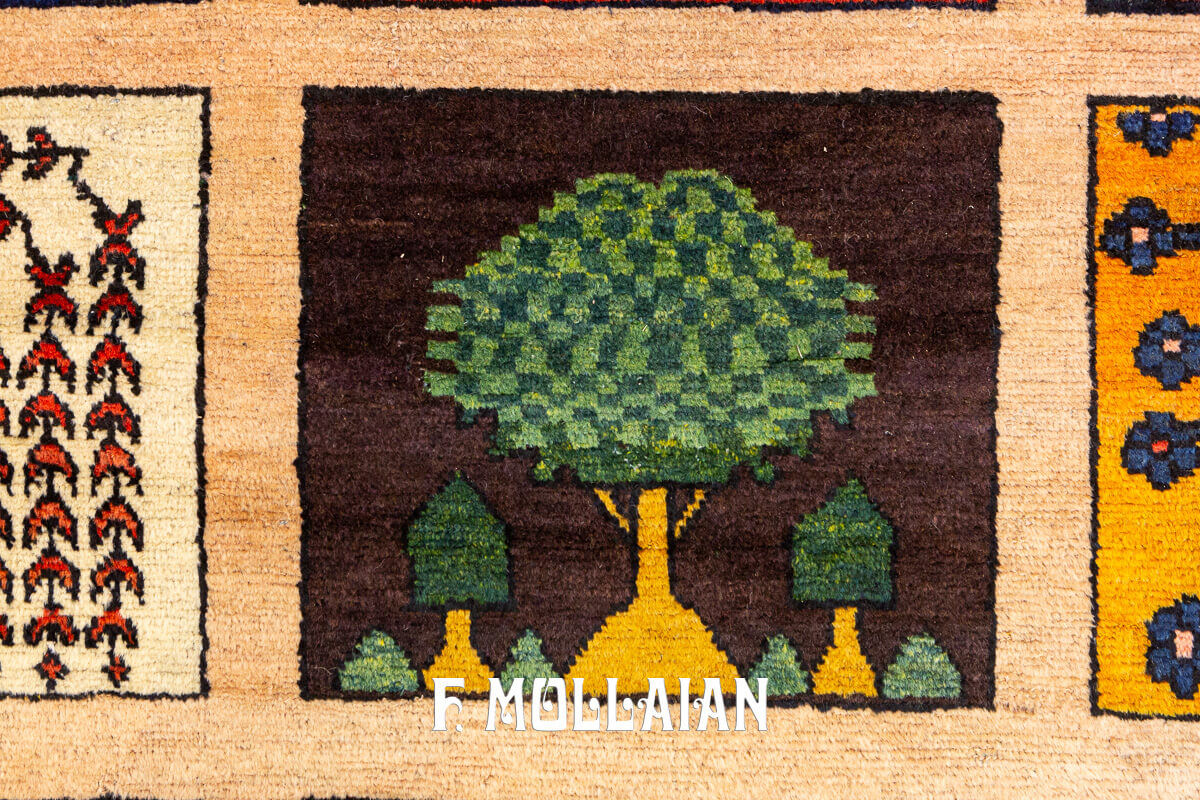 Bakhtiari Rug Very Large Garden Design n°:818996